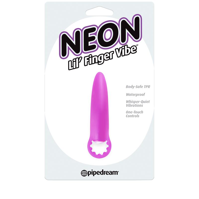 Pipedream Neon Lil' Finger Adult Massager Bullet Vibrators