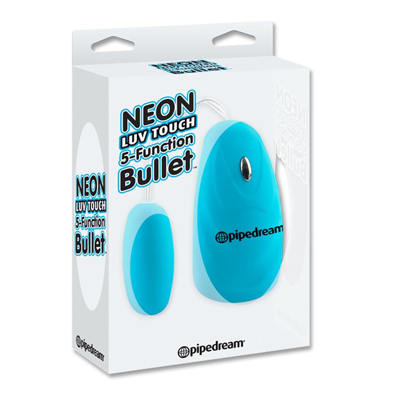 Pipedream Neon Luv Touch 5 Function Bullet Vibrator Bullet Vibrators