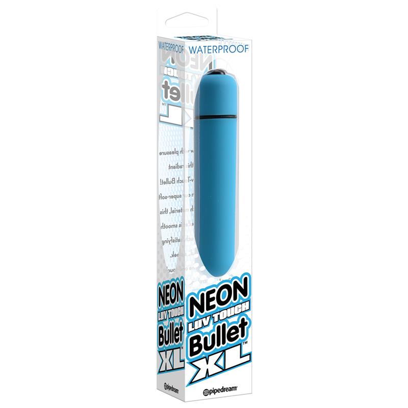 Pipedream Neon Luv Touch Bullet Vibrator XL Finger and Tongue Vibrators