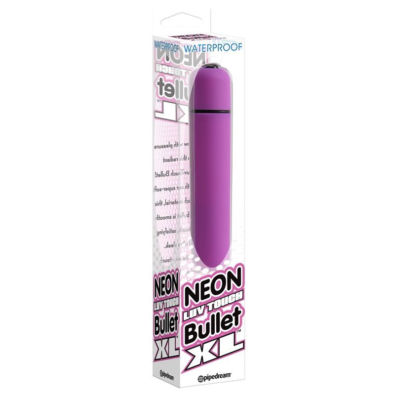 Pipedream Neon Luv Touch Bullet Vibrator XL Finger and Tongue Vibrators