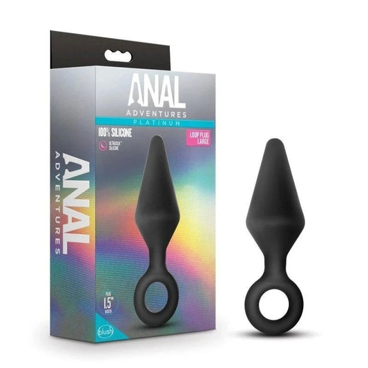 Anal Adventures Platinum Pleasure Loop Plug - Butt Plugs