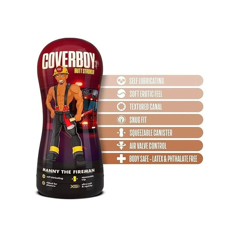 Manny The Fireman - Self-Lubricating Pleasure Toy for Sizzling Nights Masturbators and Strokers