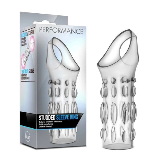 Blush Novelties Performance Studded Sleeve - Enhance Pleasure - Pumps, Extenders and Sleeves