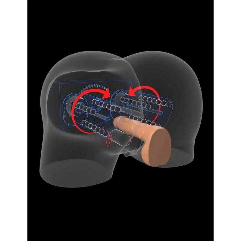 PDX Elite Milk Me Silly Male Mega Masturbator Brown Masturbators and Strokers