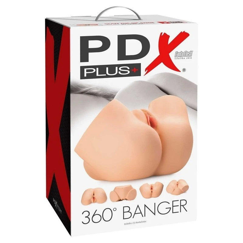 PDX Plus 360 Banger Realistic Mens Masturbator Realistic Butts And Vaginas