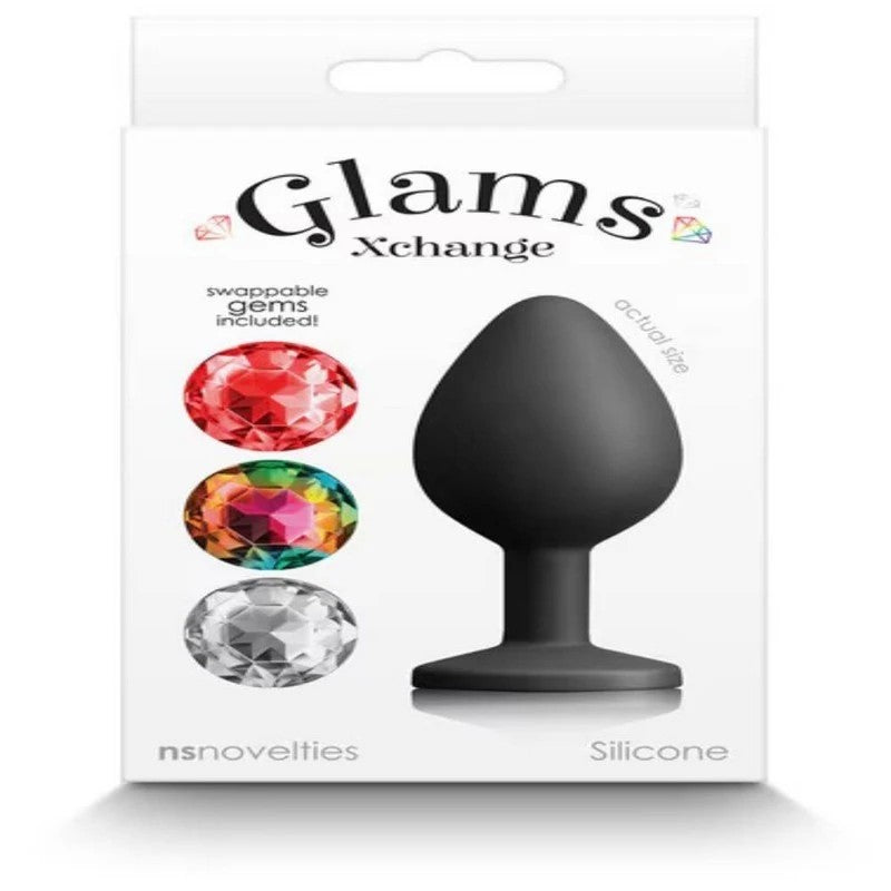 NS Novelties Glams Xchange Round Shape Anal Plug Butt Plugs