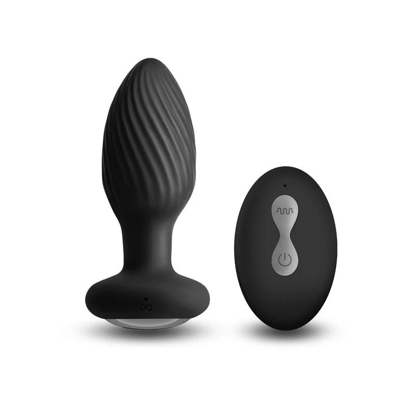 Renegade Alpine Vibrating Butt Plug Black Butt Plugs