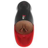 PDX Fuck O Matic 2 With Pulsation Male Masturbator Brown Masturbators and Strokers