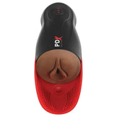 PDX Fuck O Matic 2 With Pulsation Male Masturbator Brown Masturbators and Strokers