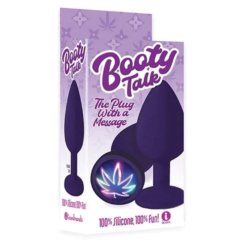 The 9's Booty Talk - Neon Leaf Adventure Butt Plugs