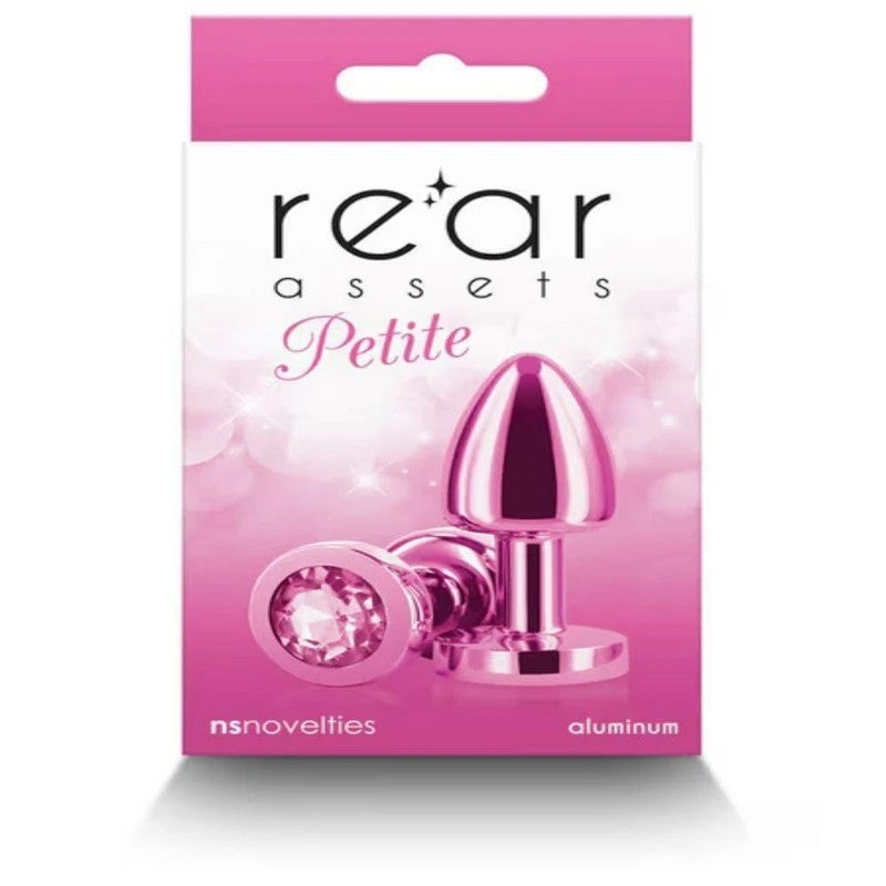 NS Novelties Rear Assets Petite Chrome Plated Butt Plug Butt Plugs