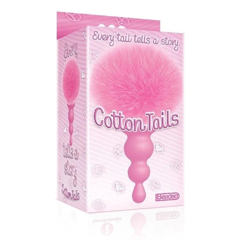 The 9's Cottontails - Beaded Butt Plugs