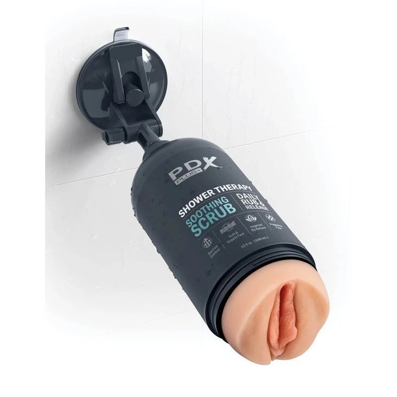PDX Plus Shower Therapy Soothing Scrub Mens Masturbator Masturbators and Strokers