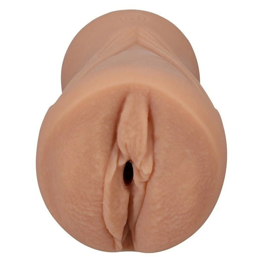 Doc Johnson Main Squeeze Signature Strokers Eva Elfie Ultraskyn Pocket Pussy Vanilla - Masturbators and Strokers