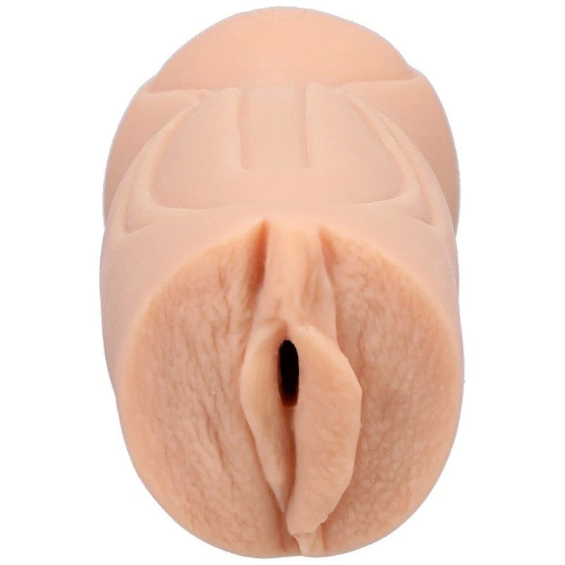 Doc Johnson Main Squeeze Signature Strokers Livv Fitt Ultraskyn Pocket Pussy Vanilla Masturbators and Strokers