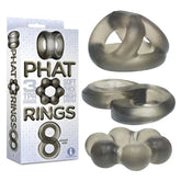 Elevate Your Intimate Symphony with The 9's Phat Rings Smoke 2 Cock Ring Sets
