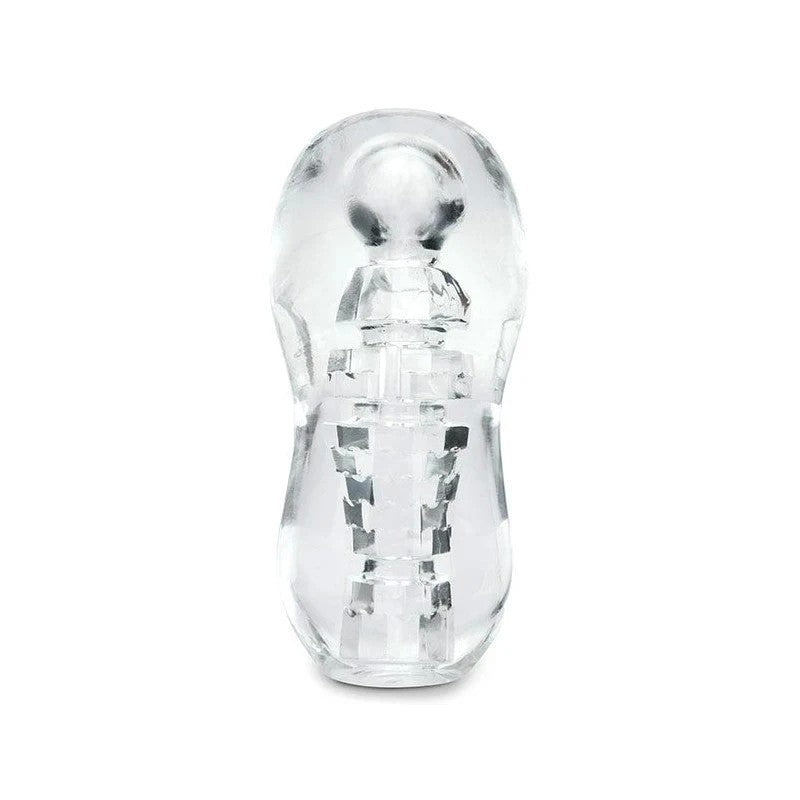 Zolo Gripz Spinner Squeezable Adjustable Male Stroker Clear Masturbators and Strokers