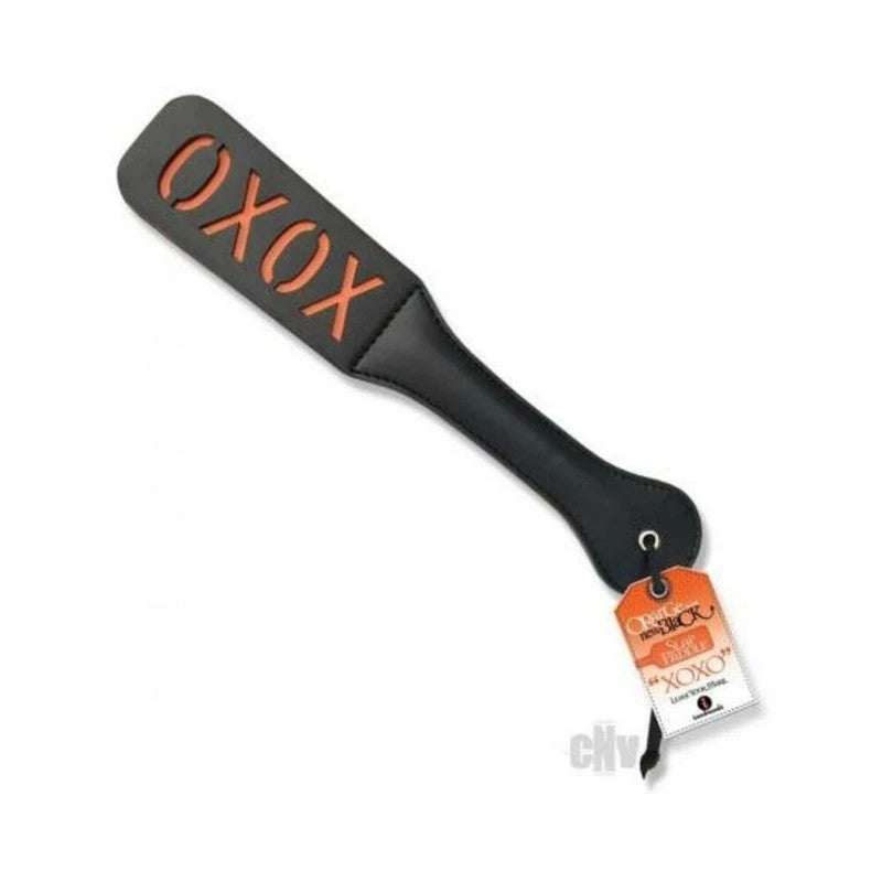 The 9's Orange Is The New Black - Slap Paddle XOXO Paddles And Slappers