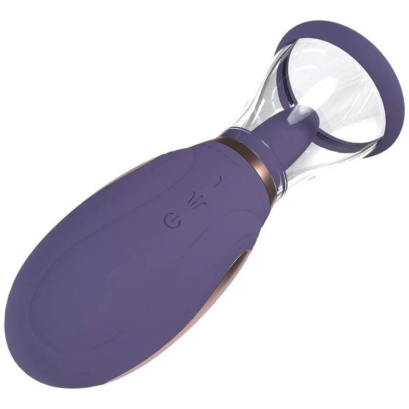 Shots Toys PUMPED Enhance Auto Vulva & Brest USB Rechargeable Ladies Pump Purple Pussy And Clit Toys