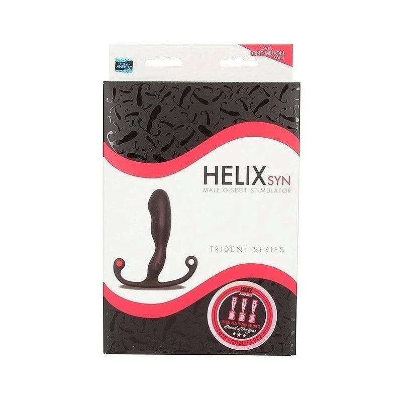 Aneros Helix Syn Trident Male Prostate Wand Massager Black Prostate Toys