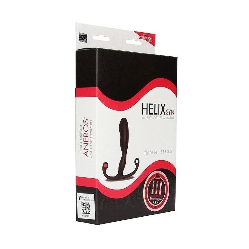 Aneros Helix Syn Trident Male Prostate Wand Massager Black Prostate Toys