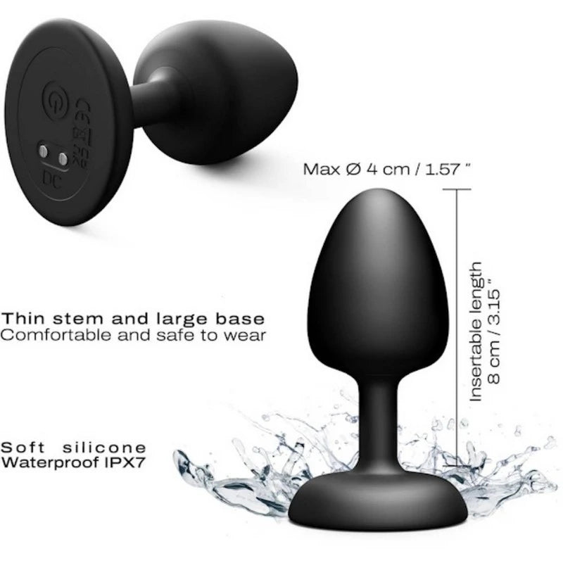 DORCEL Geisha Remote Control Rechargeable Anal Plug Infinite Butt Plugs