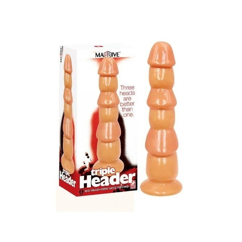 Icon Brands Massive Triple Header 3 Dick Anal Dildo Anal Dildos