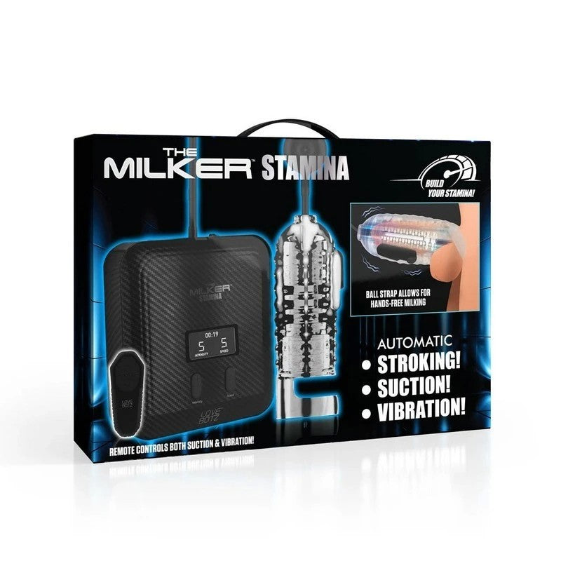 XR Brands LoveBotz The Milker Stamina Mains Powered Milking Masturbator Masturbators and Strokers