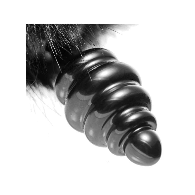 Tailz Black Bunny Tail Anal Plug Butt Plugs