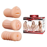 Excellent Power's Compact Pleasure Trio - XXX To Go Stroker Set Masturbators and Strokers