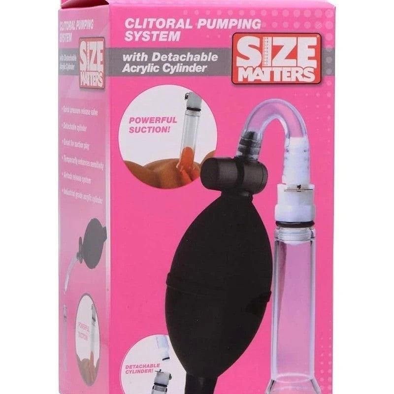 Size Matters Clitoris Pumping Cylinder Pussy And Clit Toys