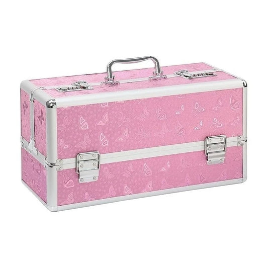 BMS Factory Lockable Large Vibrator Case Pink Vibrator Accessories