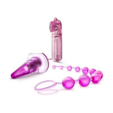 Quickie Kit Vibrating Anal Plug Pink Butt Plugs