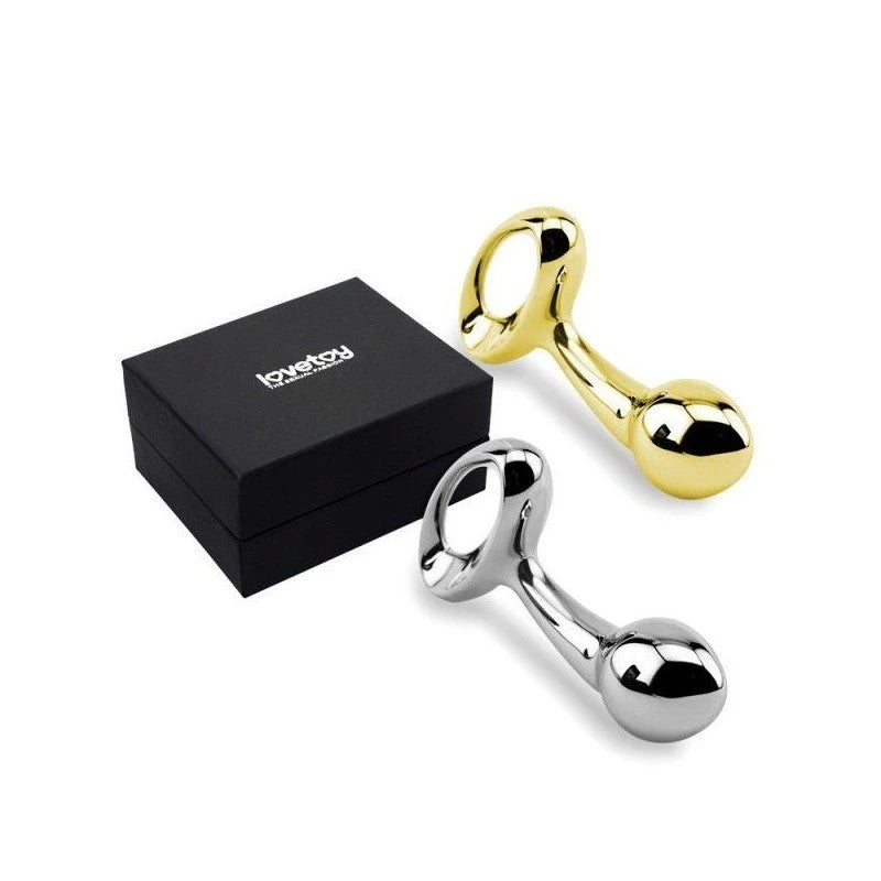 Lovetoy Luxury Pure Metal Anal Plug Gold Butt Plugs