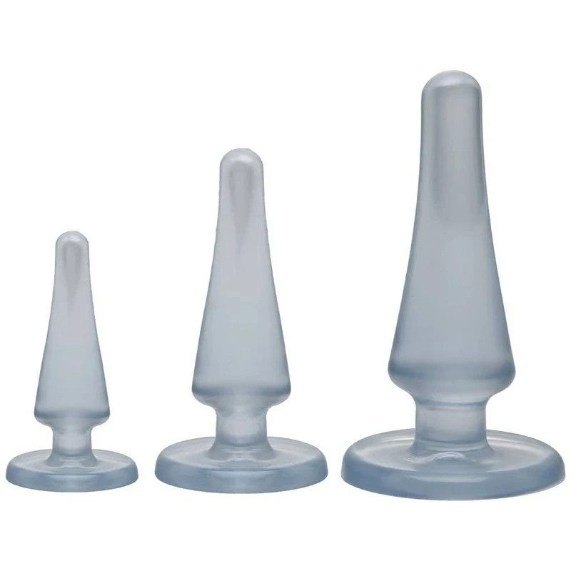 Crystal Jellies Anal Initiation Butt Plug Kit Butt Plugs