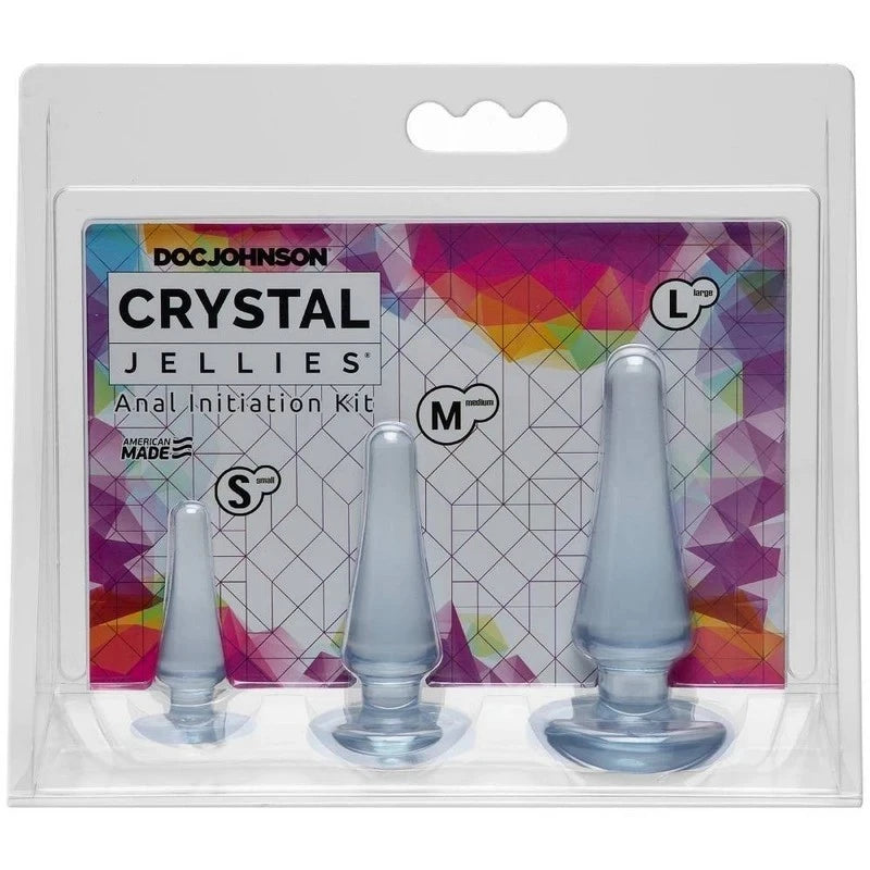 Crystal Jellies Anal Initiation Butt Plug Kit Butt Plugs
