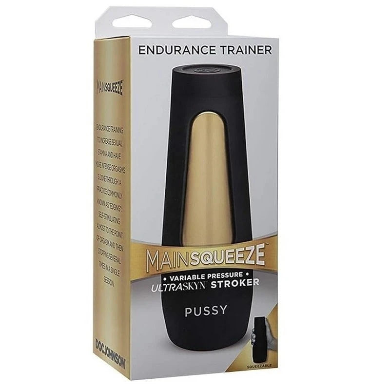 Main Squeeze Endurance Trainer Ultraskyn Mens Stroker Vanilla Masturbators and Strokers