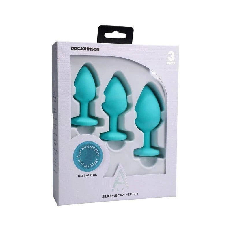 Doc Johnson Pride Silicone Anal Trainer Set Butt Plugs