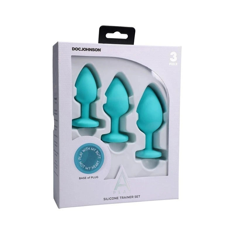 Doc Johnson Pride Silicone Anal Trainer Set Butt Plugs