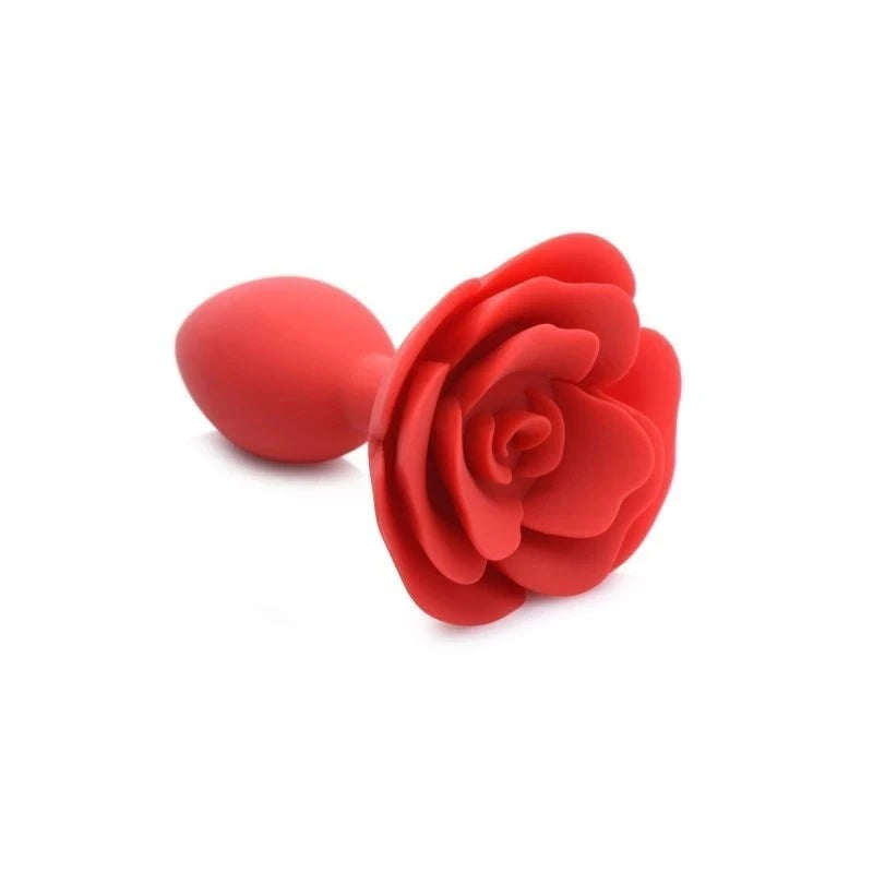 Master Series Booty Bloom Silicone Rose Anal Plug Red Butt Plugs