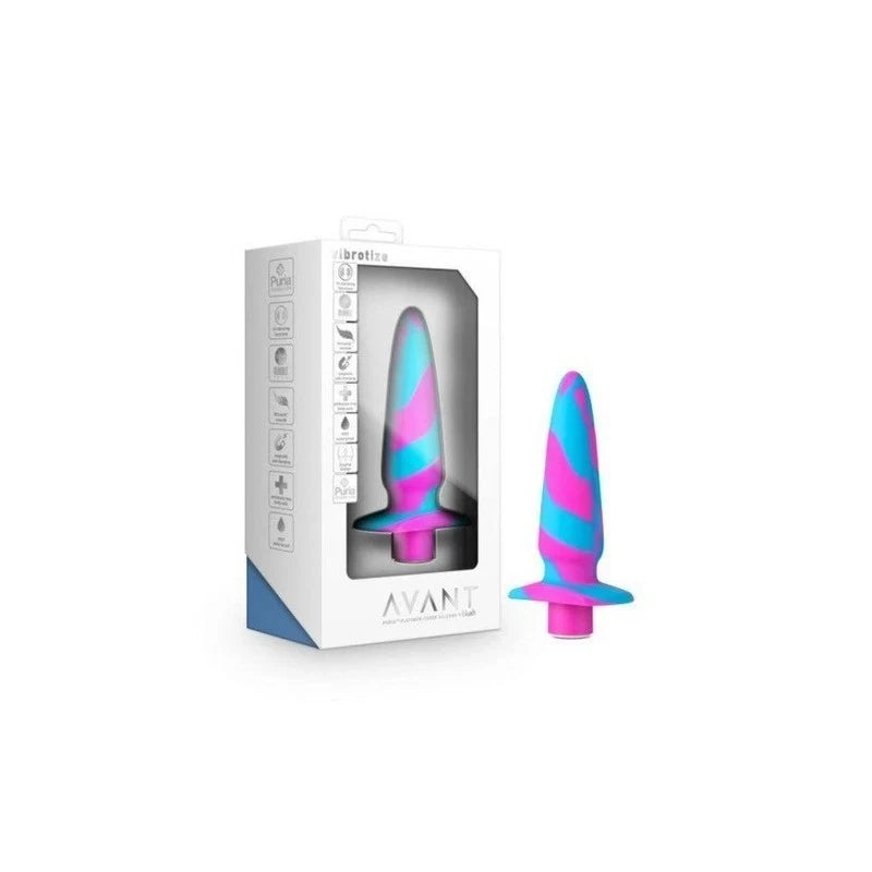 Avant Vibrotize Silicone Mini Anal Vibrator Fuchsia Anal Vibrators