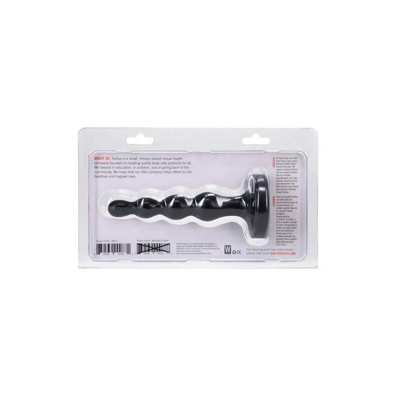 Tantus Ripple Small Anal Beads Onyx Anal Dildos