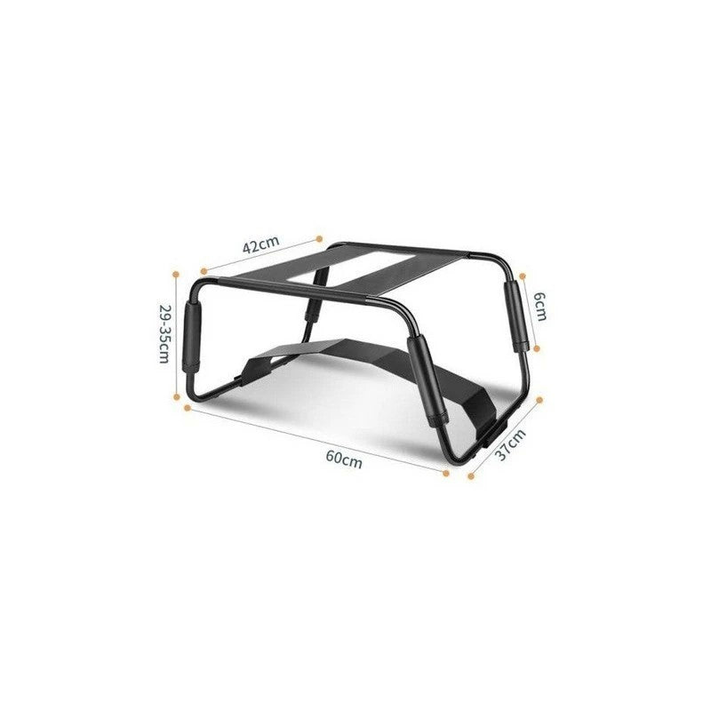 Daytona Sex Chair With Adjustable Height & Arch Bridge Black Sex Furniture