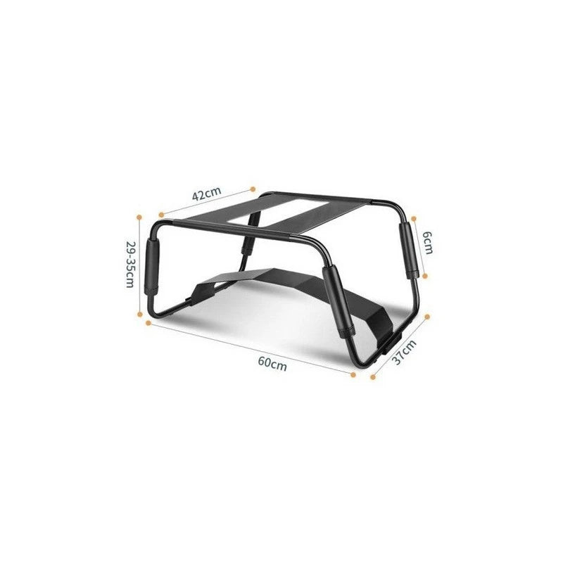 Daytona Sex Chair With Adjustable Height & Arch Bridge Black Sex Furniture