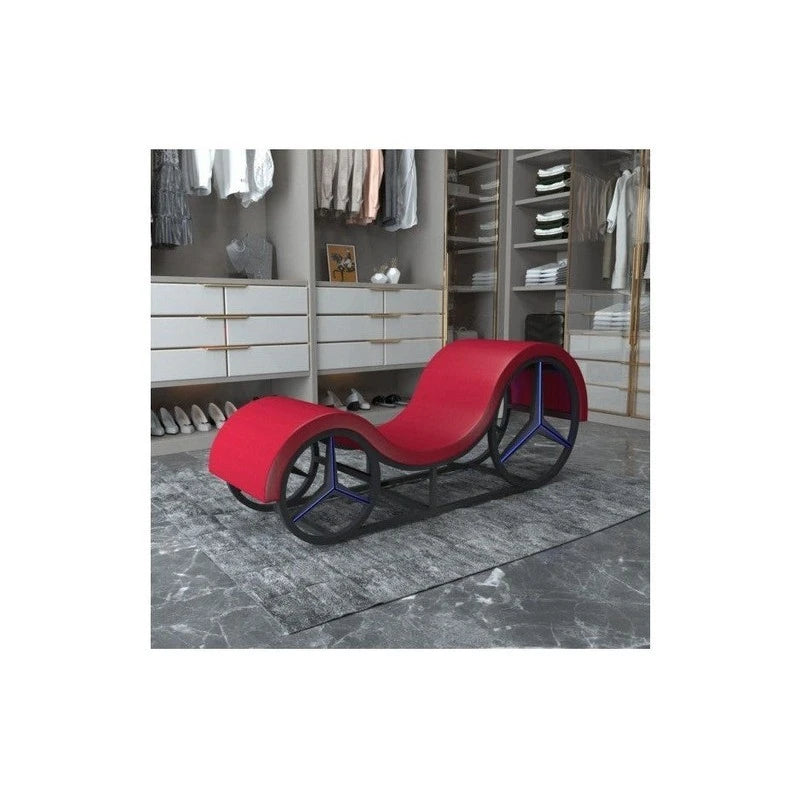 Daytona Kama Sutra Mebon Chaise Love Lounge Sex Furniture with Metal Frame and LED Sex Furniture