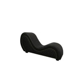 Daytona Kama Sutra Mebon Chaise Love Lounge Studded Sex Furniture & Quilted Black Sex Furniture