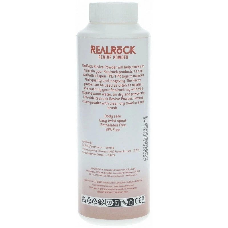 Shots REALROCK Revive Reviving Refreshing Powder Adult Toy Cleaner