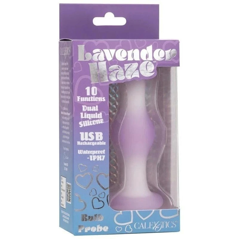 California Exotics Lavender Haze Bulb 10 Function Anal Probe Butt Plugs