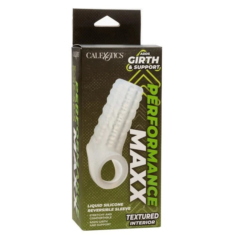 California Exotics Performance Maxx Liquid Silicone Reversible Penis Sleeve Penis Sleeves and Extenders