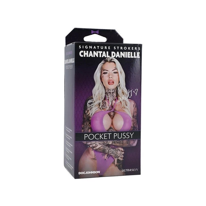 Doc Johnson Chantal Danielle Pocket Pussy Stroker Vanilla Masturbators and Strokers